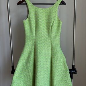 Minuet Elegant Green Sleeveless Dress